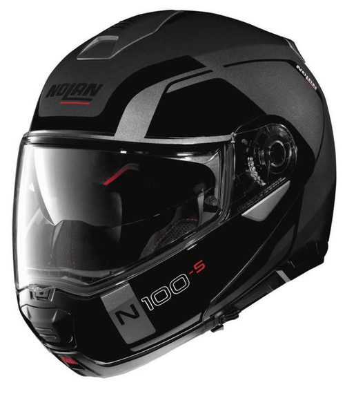 NOLAN N100-5 HELMET FLAT BLACK - MotoDirect.com
