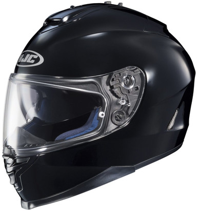 HJC IS-17 Solid Black - MotoDirect.com