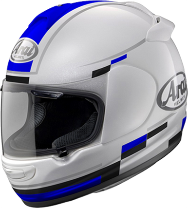 Arai Vector-2 Blaze White Blue - MotoDirect.com