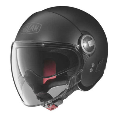 NOLAN N21 VISOR SOLID HELMET FLAT BLACK - MotoDirect.com