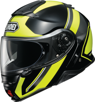 Shoei Neotec II Excursion Helmet Black/Yellow - MotoDirect.com