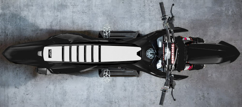 WHITE TOP/BLACK SIDES/BLACK RIBS (SHERCO)