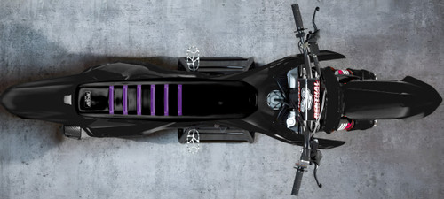 BLACK TOP/BLACK SIDES/PURPLE RIBS (SHERCO)