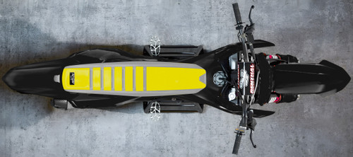 YELLOW TOP/GREY SIDES/GREY RIBS (COBRA)