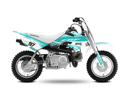 CRF50 GRAPHIC KIT (TEAL/WHITE)