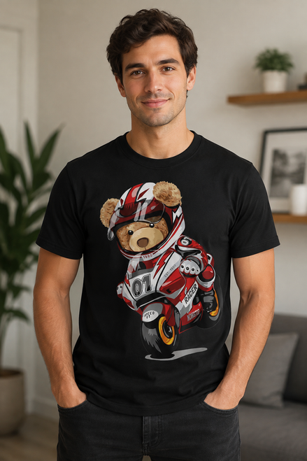 TEDDY RACER - Tee or Hoodie