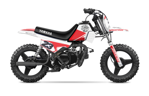 PW50 GRAPHIC WRATH KIT (WHITE/RED)