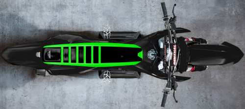 BLACK TOP/KAWASAKI GREEN SIDES/KAWASAKI GREEN RIBS