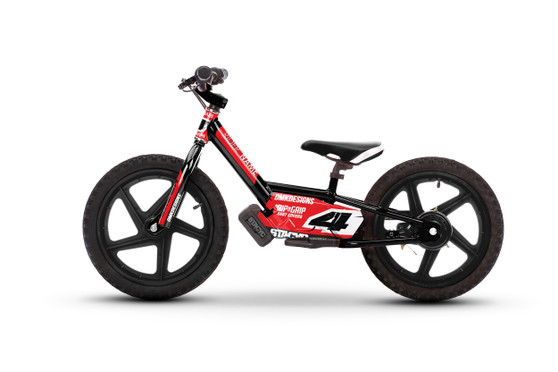 STACYC ELECTRIC GRAPHICS KIT 12" & 16" CRUSADER (RED)