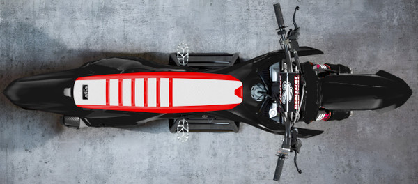 WHITE TOP/RED SIDES/RED RIBS (HONDA)