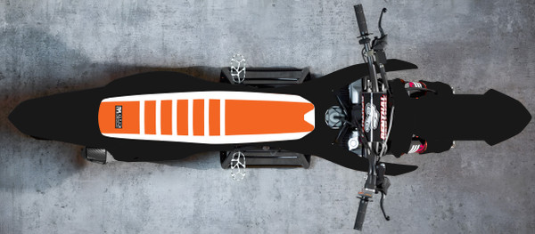 ORANGE TOP/WHITE SIDES/WHITE RIBS (KTM)