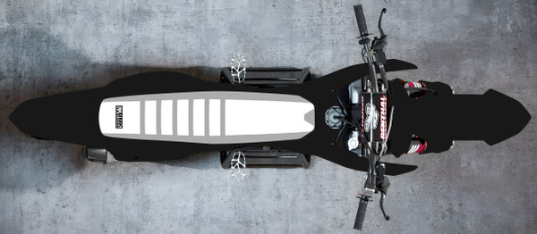 WHITE TOP/GREY SIDES/GREY RIBS (HONDA)