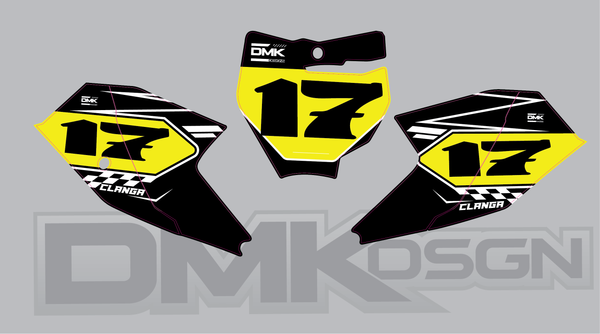 KTM 65 SX NUMBER BOARDS