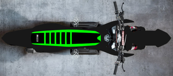 BLACK TOP/KAWASAKI GREEN SIDES/KAWASAKI GREEN RIBS