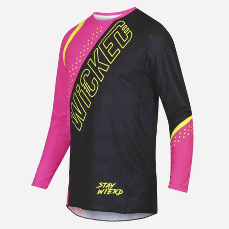 SPEED YOUTH JERSEY. BLACK/PINK