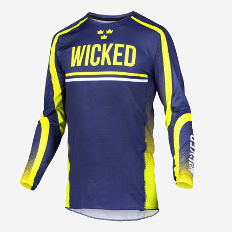 EPIC YOUTH JERSEY. BLUE/NEON YELLOW