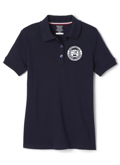 MCS navy soft blouse