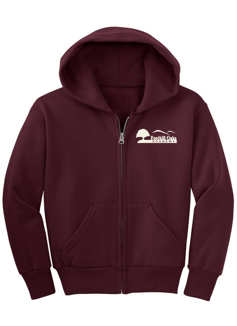 FOA Full Zip Hooded Sweatshirt