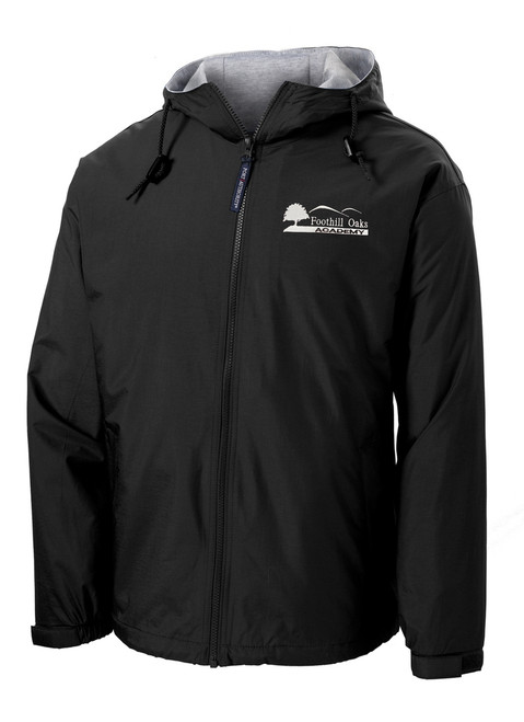 foa black nylon jacket