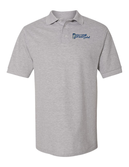 HNM Grey Unisex Pique Polo