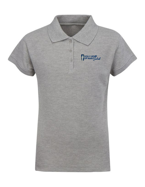 HNM Grey Feminine Cut Pique Polo