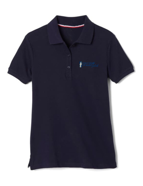 HNM Navy Feminine Cut Pique Polo
