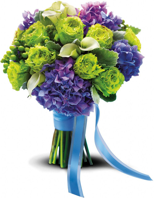 Luxe Lavender and Green Bouquet