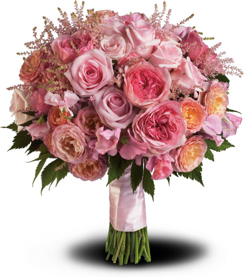 Pink Rose Garden Bouquet