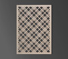 Criss Cross Pattern Wooden Cutout: Artful Wall Decor