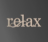 Relax Wall Decor Cutout: Unwind in Style
