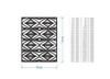Rug Pattern Wooden Cutout: Stylish Wall Art & Decor