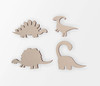 Wooden Baby Dino Group - Cutout, Dinosaur Decor