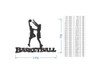 Basketball Player Silhouette - Cutout, Home Decor