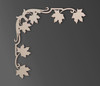Wooden Leaf Frame Border | Cutout | Home Decor