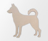 Wooden Canaan Dog Wall Art | Dog Silhouette Cutout | Gift for Pet Lover
