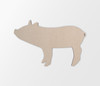 Pig Wooden Shape Cutout | Pig Wall Art | Home Decor