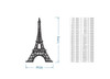 Eiffel Tower Wooden Cutout | Wall Art | Home Decor