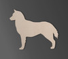 Wooden Siberian Husky Wall Art | Dog Silhouette Cutout | Gift for Pet Lover