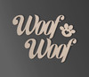 Woof Woof Wall Words | Gift for Dog Lovers | DIY Birthday Gift | Home Decor