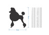 Poodle Dog Silhouette Cutout - Gift for Pet Lover
