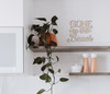 Beach Decor Wall Hanging Word Cutout "Gone To The Beach"