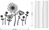 Wooden Flower Cutouts (7 Pack) - Home Decor, Wedding Decor