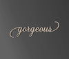 "Gorgeous" Wall Art Cutout - Home Decor