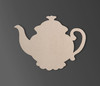 Wooden Teapot Shape - Wooden Cutout, Wall Art, Home Decor