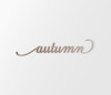 "Autumn" Word Cutout - Cutout, Home Decor