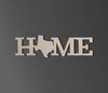 "Home Texas" Wooden Sign - Wall Hanging, Cutout, Wall Decor