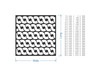 Grecian Rope Pattern Wooden Cutout - Wall Art, Home Decor