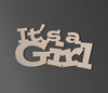 "It's a Girl" Gender Reveal Word Art - Cutout, Home Decor