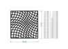 Twist Lattice Wooden Shape Overlay - Cutout, Wall Art, Home Decor