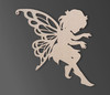 Fairy Baby Wooden Cutout - Wall Art, Home Decor